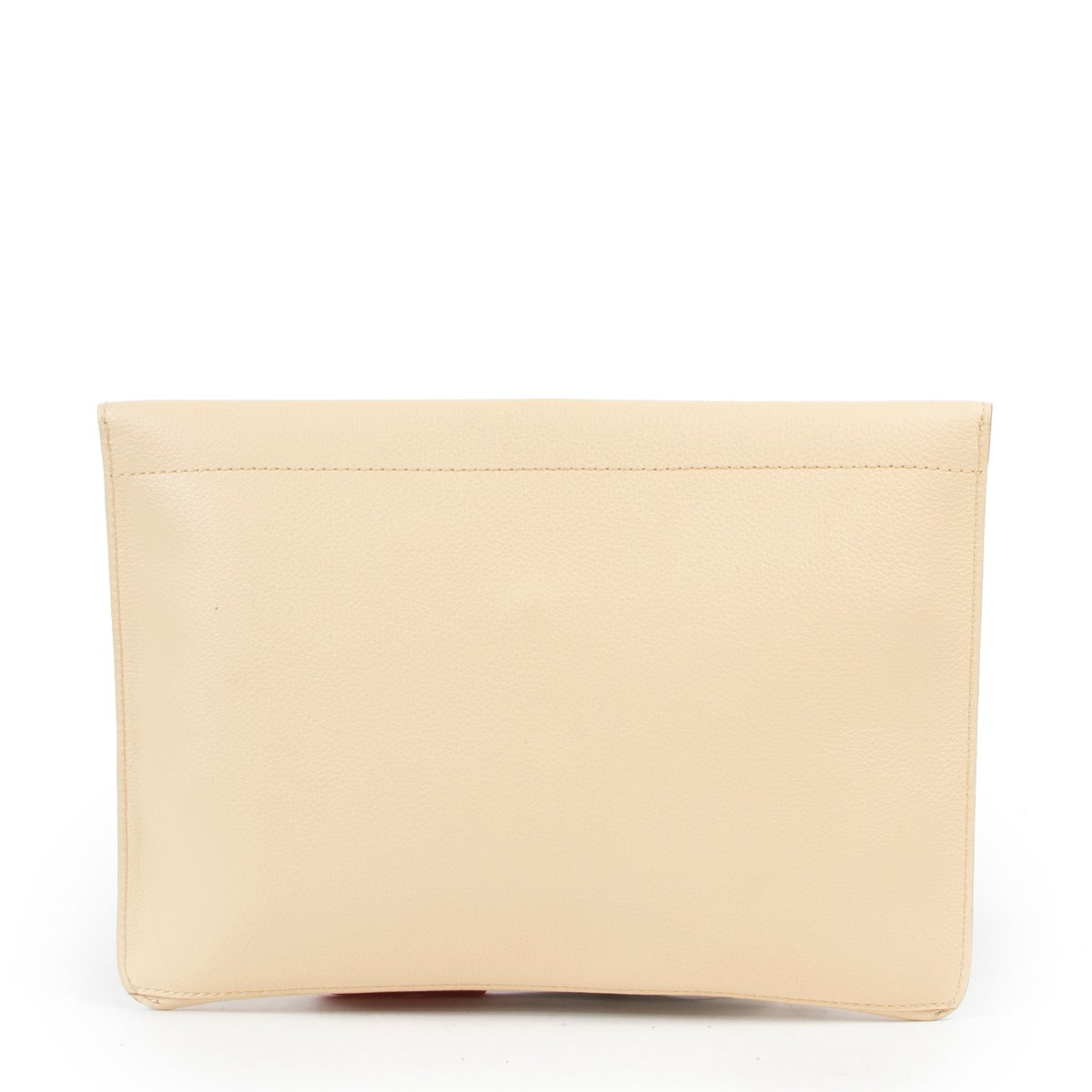 Shop safe online authentic second hand Must Delvaux Beige Clutch in good preloved condition at the right price at Labellov.com.