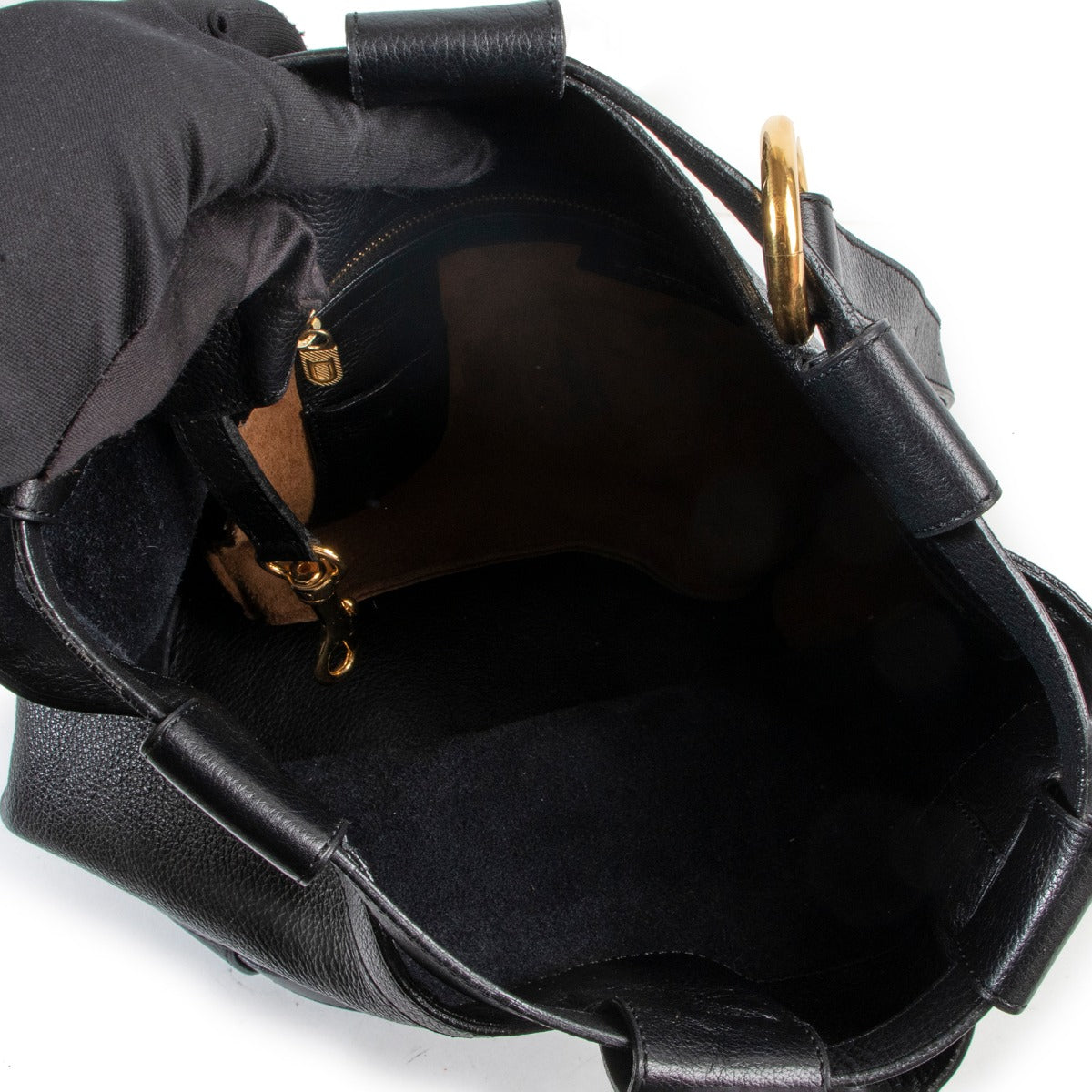 Shop safe online authentic second hand Must Delvaux Black Leather Shoulder Bag in good preloved condition at the right price at Labellov.com.