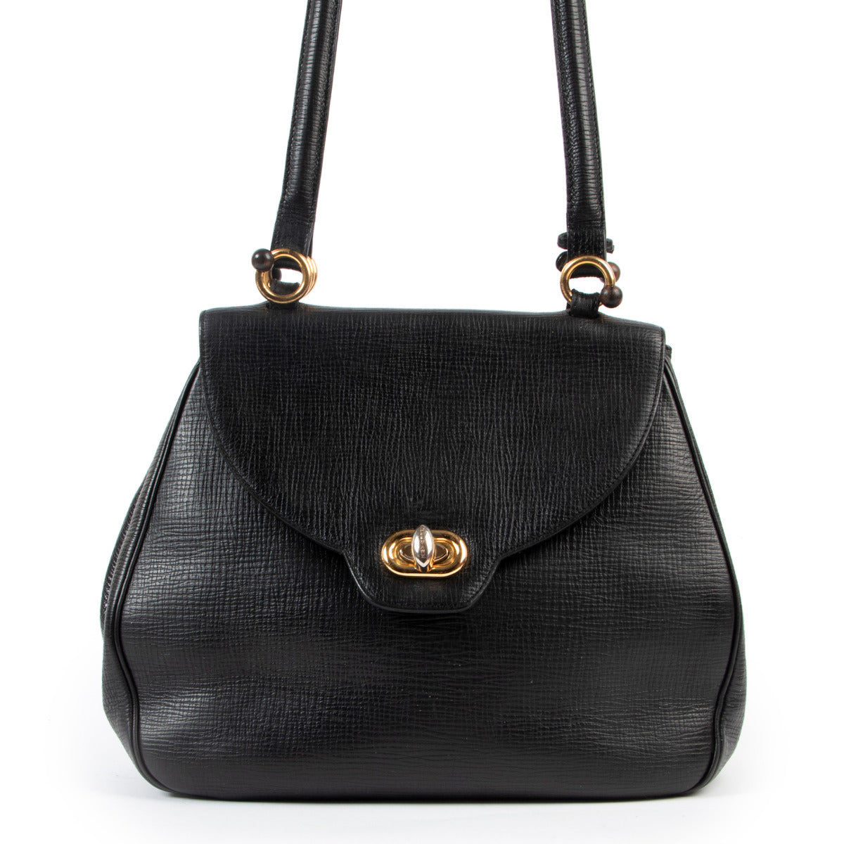 Delvaux Zwarte Schoudertas