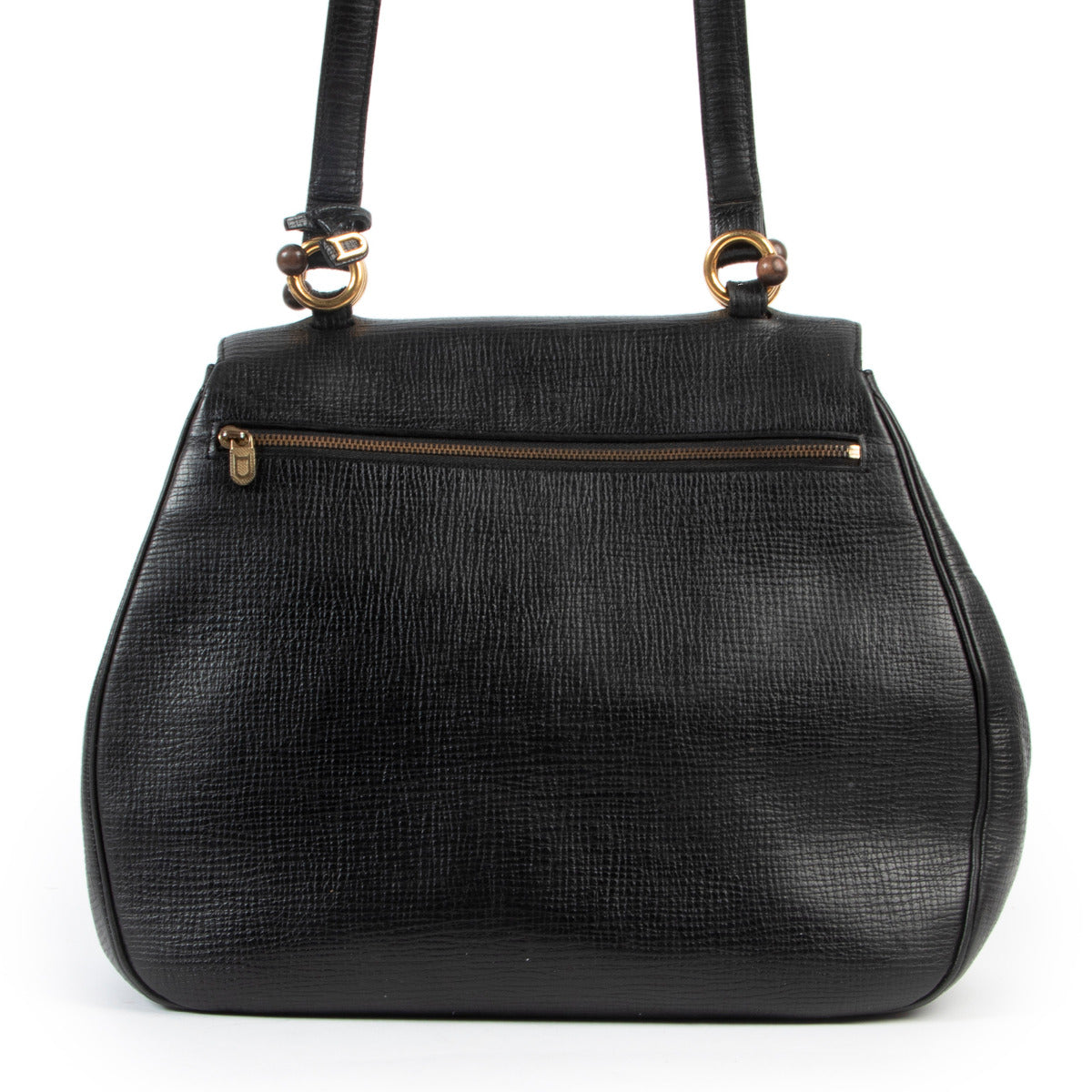 Delvaux Zwarte Schoudertas