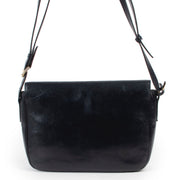 Shop safe online 100% authentic second hand Delvaux Dark Blue Shoulder Bag in preloved condition at the right price at Labellov in Antwerp