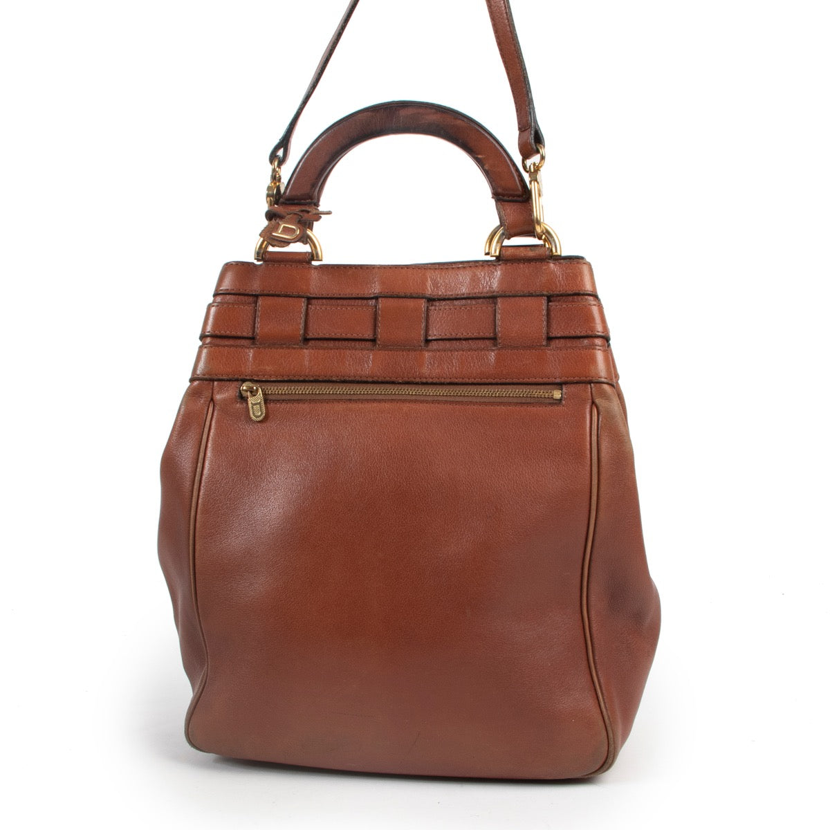 Buy this Delvaux Brown Shoulder bag at a reasonable price in preloved condition at Labellov antwerp online or in store