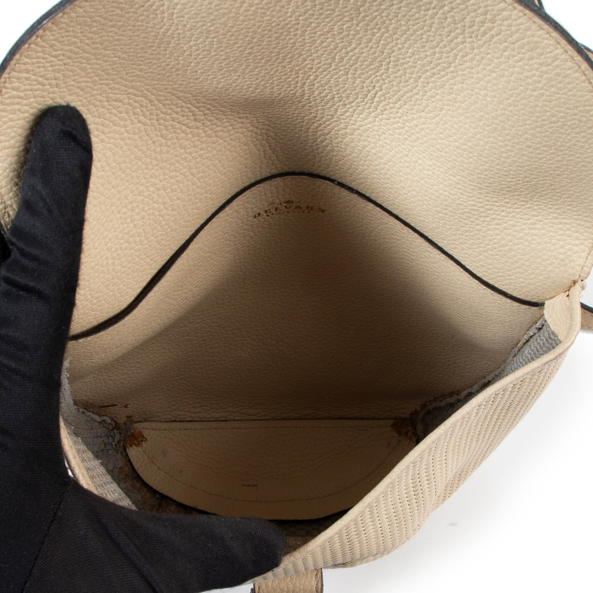 Delvaux Beige Listrac PM Crossbodytas
