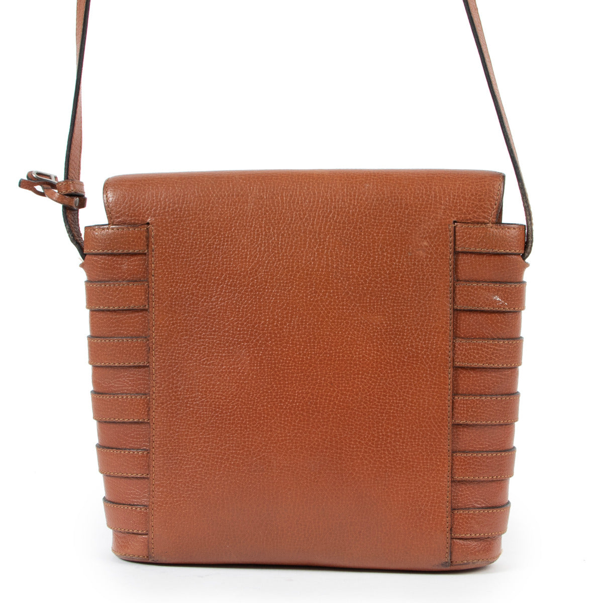 Sac bandoulière Delvaux Cognac