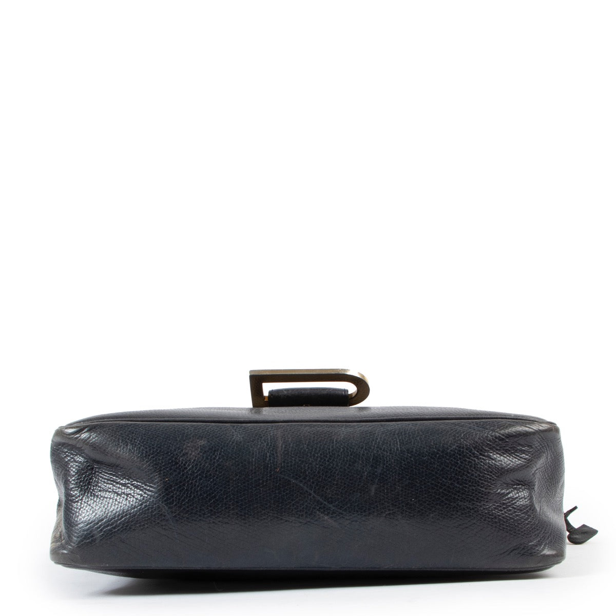 Sac bandoulière Delvaux Poirier bleu vintage