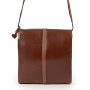Shop safe online 100% authentic second hand Delvaux Brown Crossbody Bag at the right price at Labellov in Antwerp.