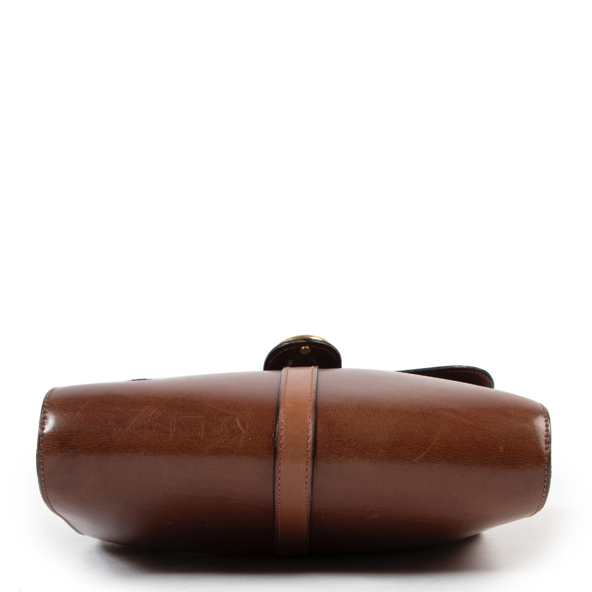 Shop safe online 100% authentic second hand Delvaux Brown Crossbody Bag at the right price at Labellov in Antwerp.