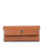 This Delvaux Cognac Sunglass Case is available at Labellov online or in store in Antwerp