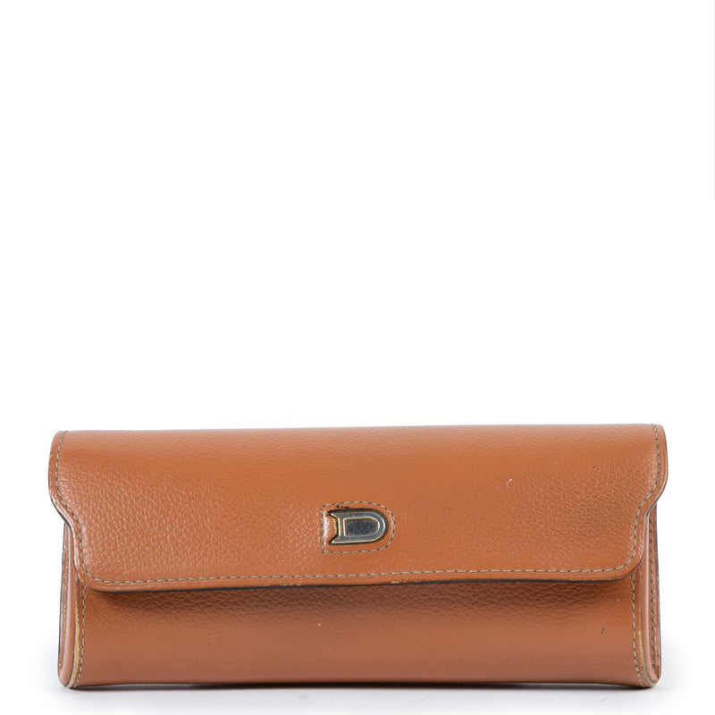 This Delvaux Cognac Sunglass Case is available at Labellov online or in store in Antwerp