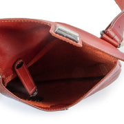 Shop safe online 100% authentic second hand Deux De Delvaux Red Crossbody Bag in very good condition at the right price at Labellov in Antwerp.