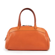 Deux de Delvaux top handle bag orange