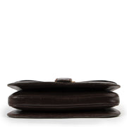 Preloved vintage Delvaux Dark Brown Leather Top-handle designer bag now for sale on Labellov 2nd hand luxury site in Antwerp