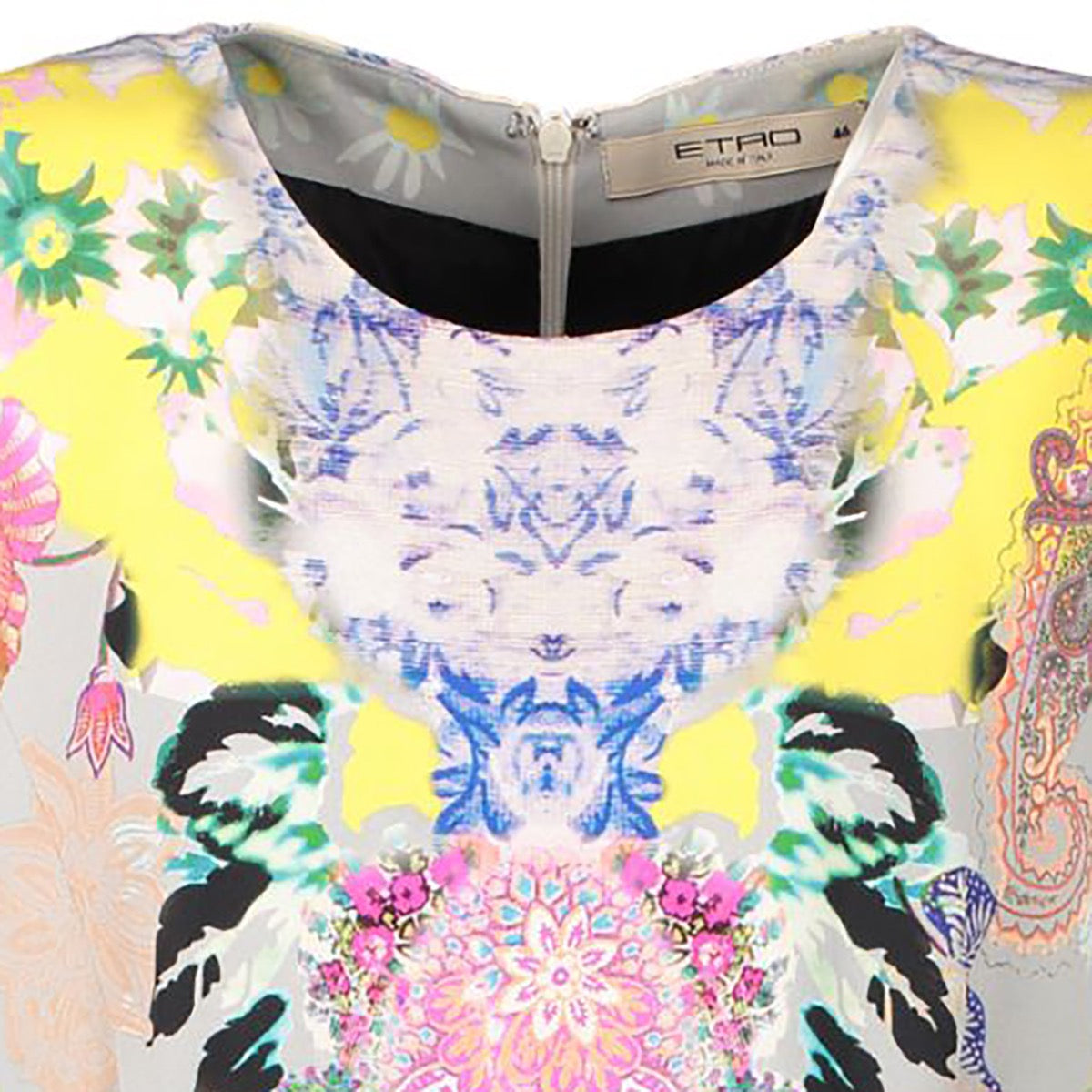 Original Vintage Etro Black Multicolor Dress now for sale on Labellov vintage for luxury 2nd hand designer clothes