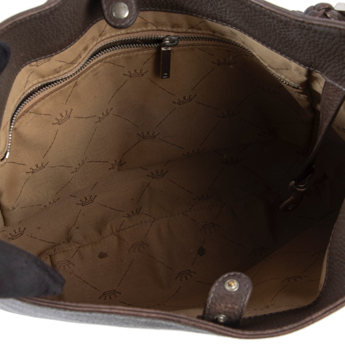 Shop safe online authentic second hand Must Delvaux Brown Le Louise Shoulder bag in good preloved condition at the right price at Labellov.com.