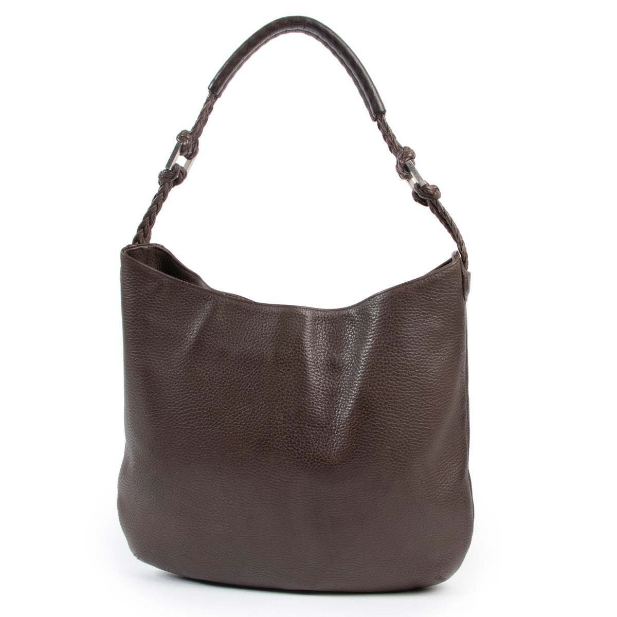 Shop safe online authentic second hand Must Delvaux Brown Le Louise Shoulder bag in good preloved condition at the right price at Labellov.com.