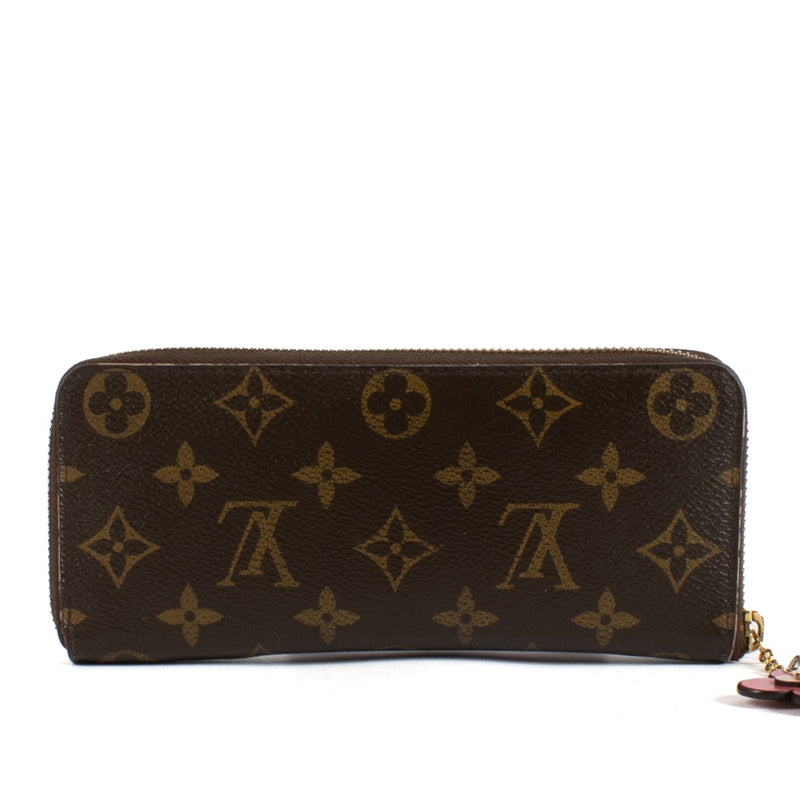 Shop safe online at Labellov in Antwerp, Brussels and knokke this 100% authentic second hand Louis Vuitton Monogram Blooming Flowers Clemence Wallet