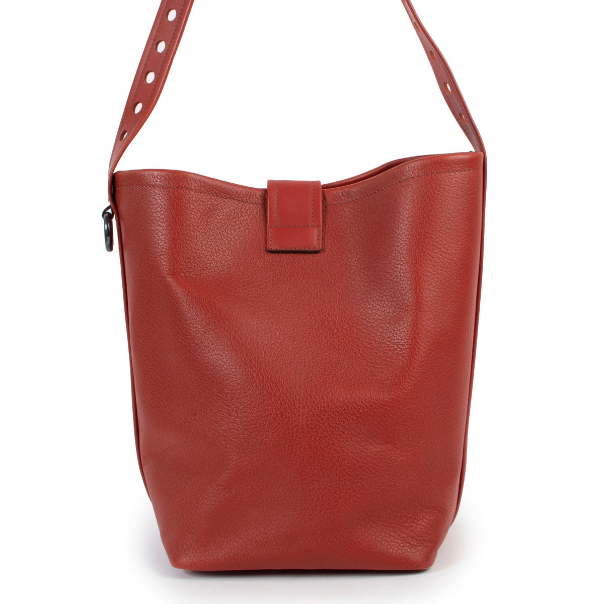 Sac seau rouge Deux de Delvaux