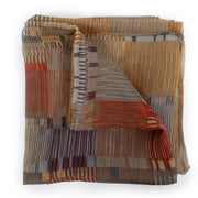 Shop safe online at Labellov in Antwerp this 100% authentic second hand Delvaux Striped Silk Scarf