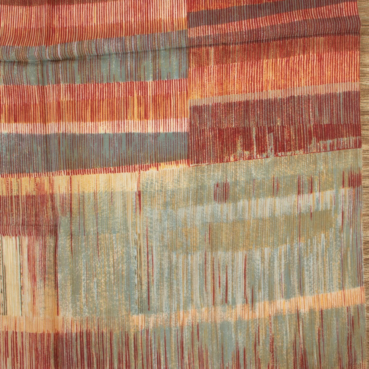Shop safe online at Labellov in Antwerp this 100% authentic second hand Delvaux Multicolor Striped Scarf