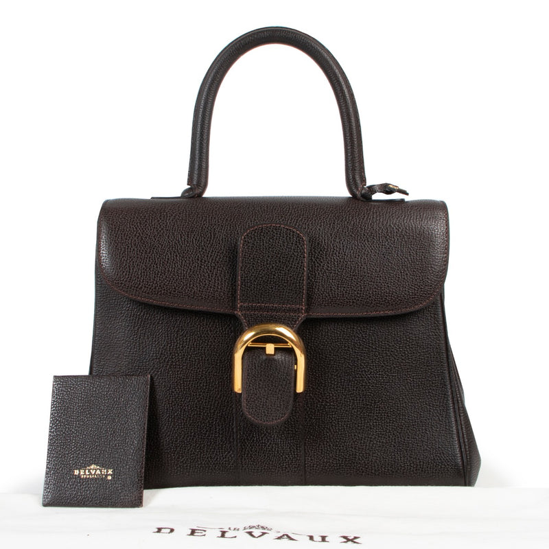Buy this Delvaux Brown Brillant MM at Labellov Antwerp for a reasonable price online or in store