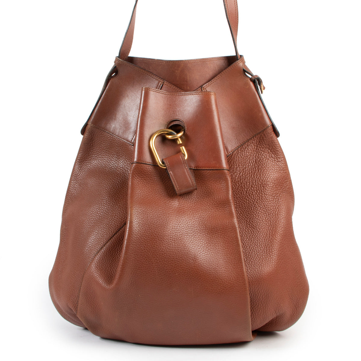 Sac à bandoulière Delvaux Cognac