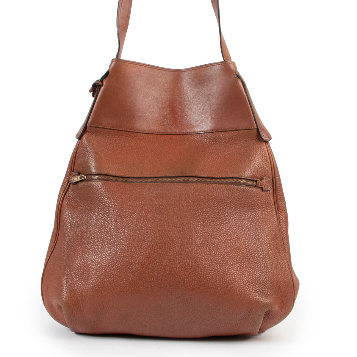 Sac à bandoulière Delvaux Cognac