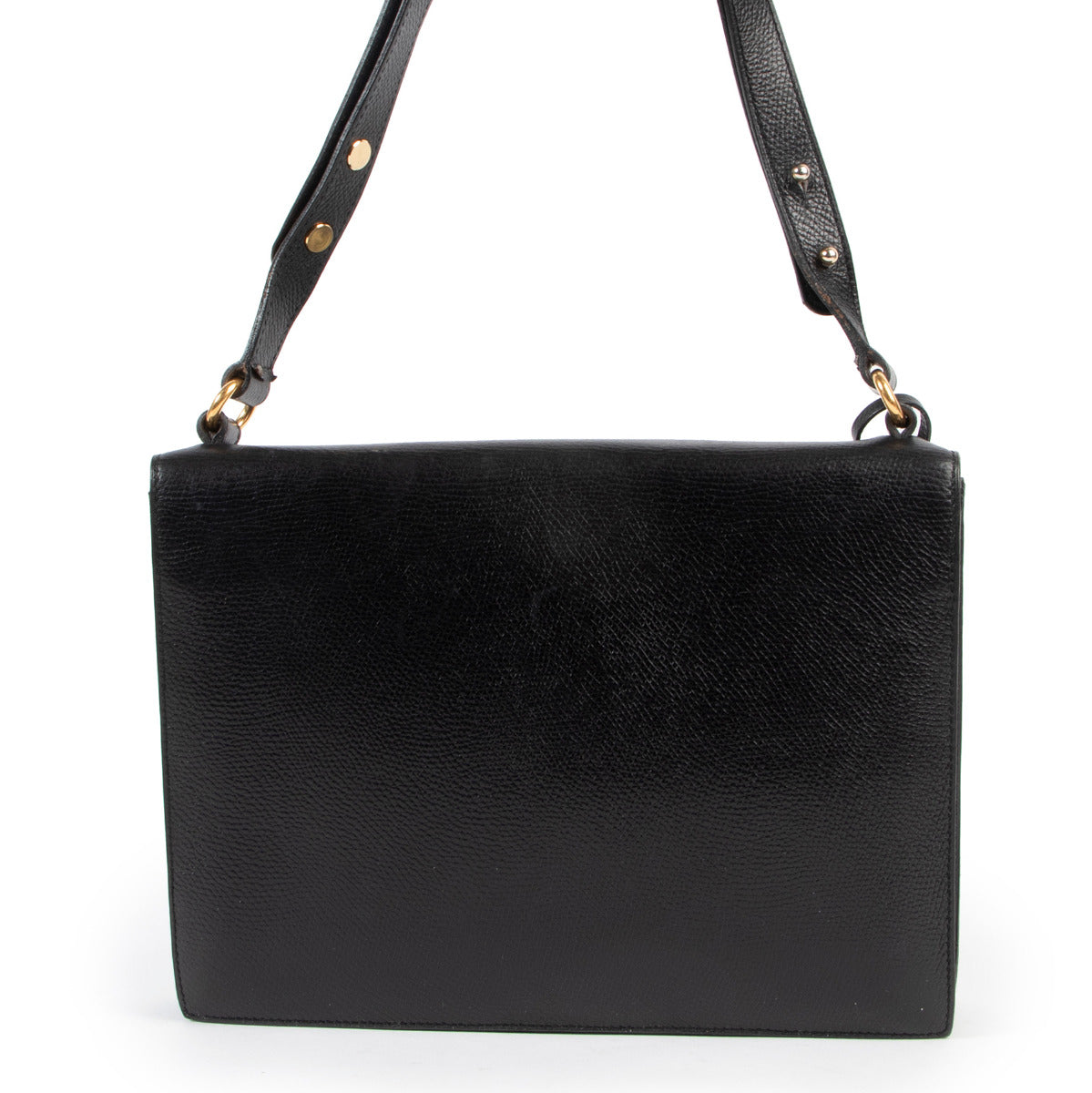 Delvaux Zwarte Schoudertas