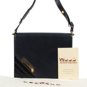 Shop safe online 100% authentic second hand Delvaux Blue Shoulder bag in very good condition at the right price at labellov in Antwerp.