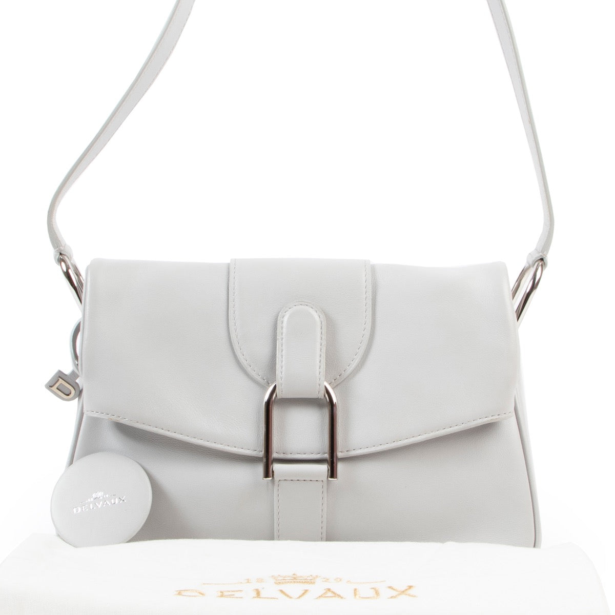 Delvaux Grey Givry PM Shoulder bag