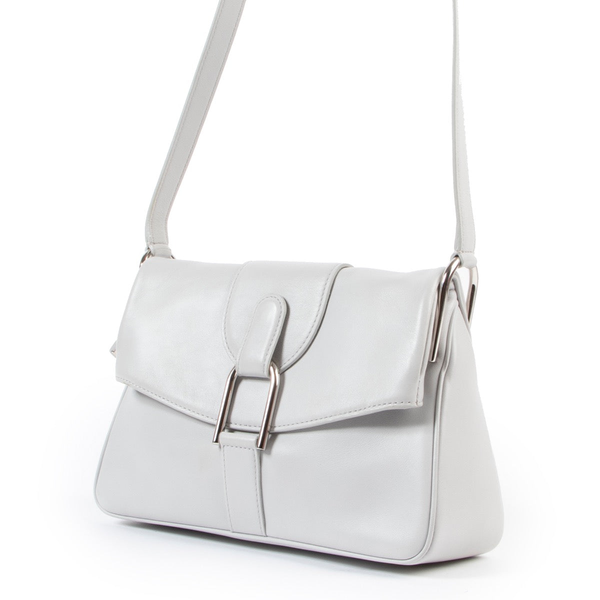 shop safe online Delvaux Grey Givry PM Shoulder bag
