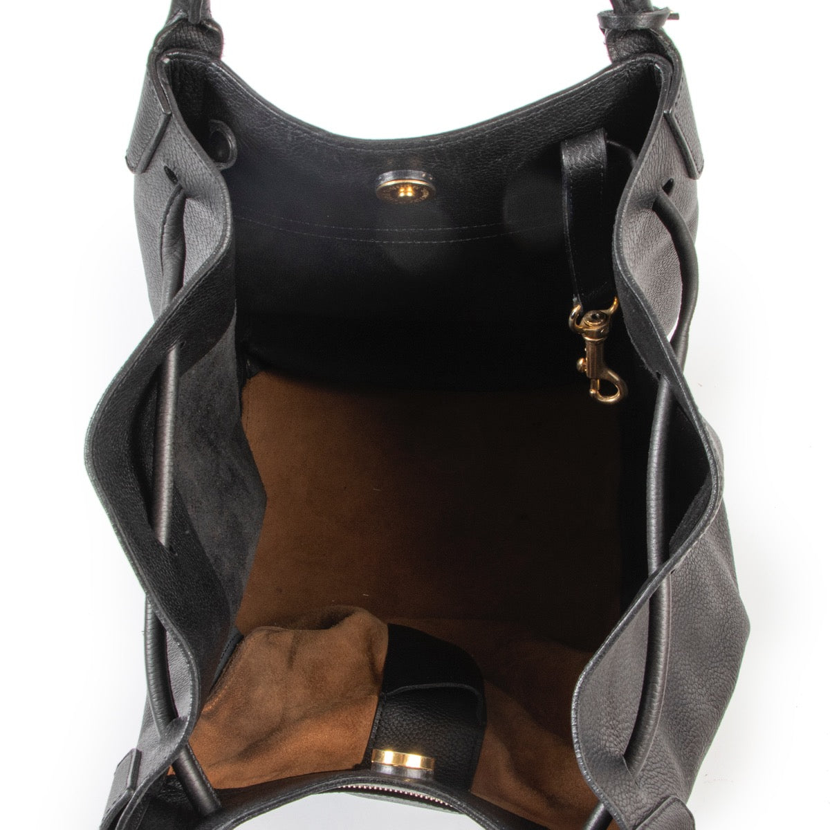 Sac porté épaule Delvaux noir