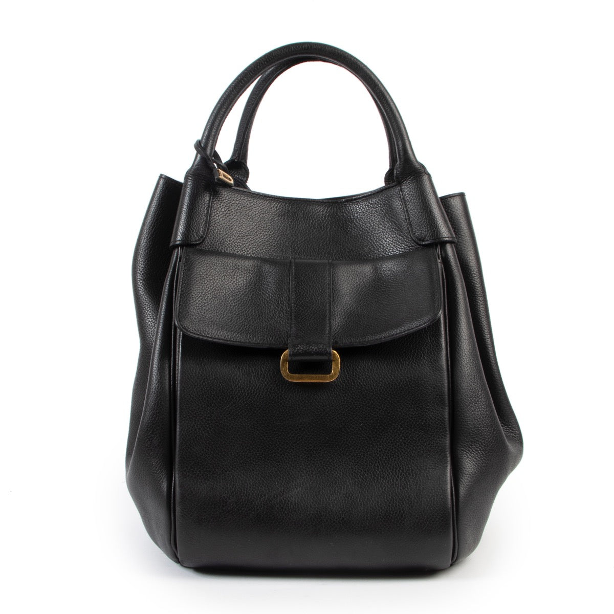 Sac porté épaule Delvaux noir