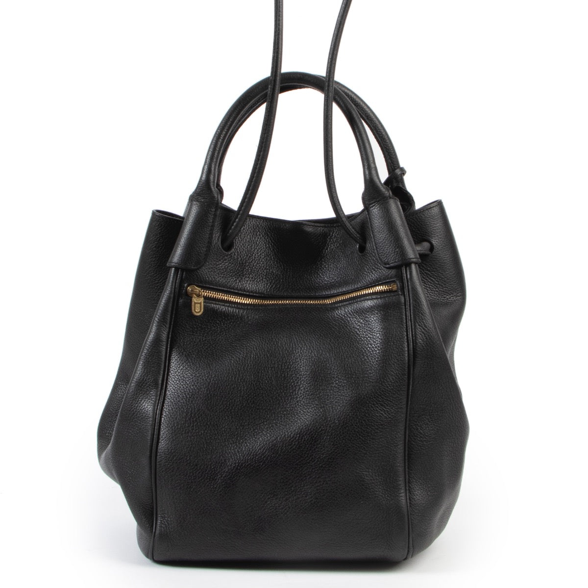 Sac porté épaule Delvaux noir