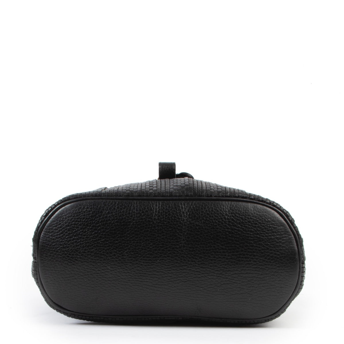 Delvaux Black Toile De Cuire Backpack