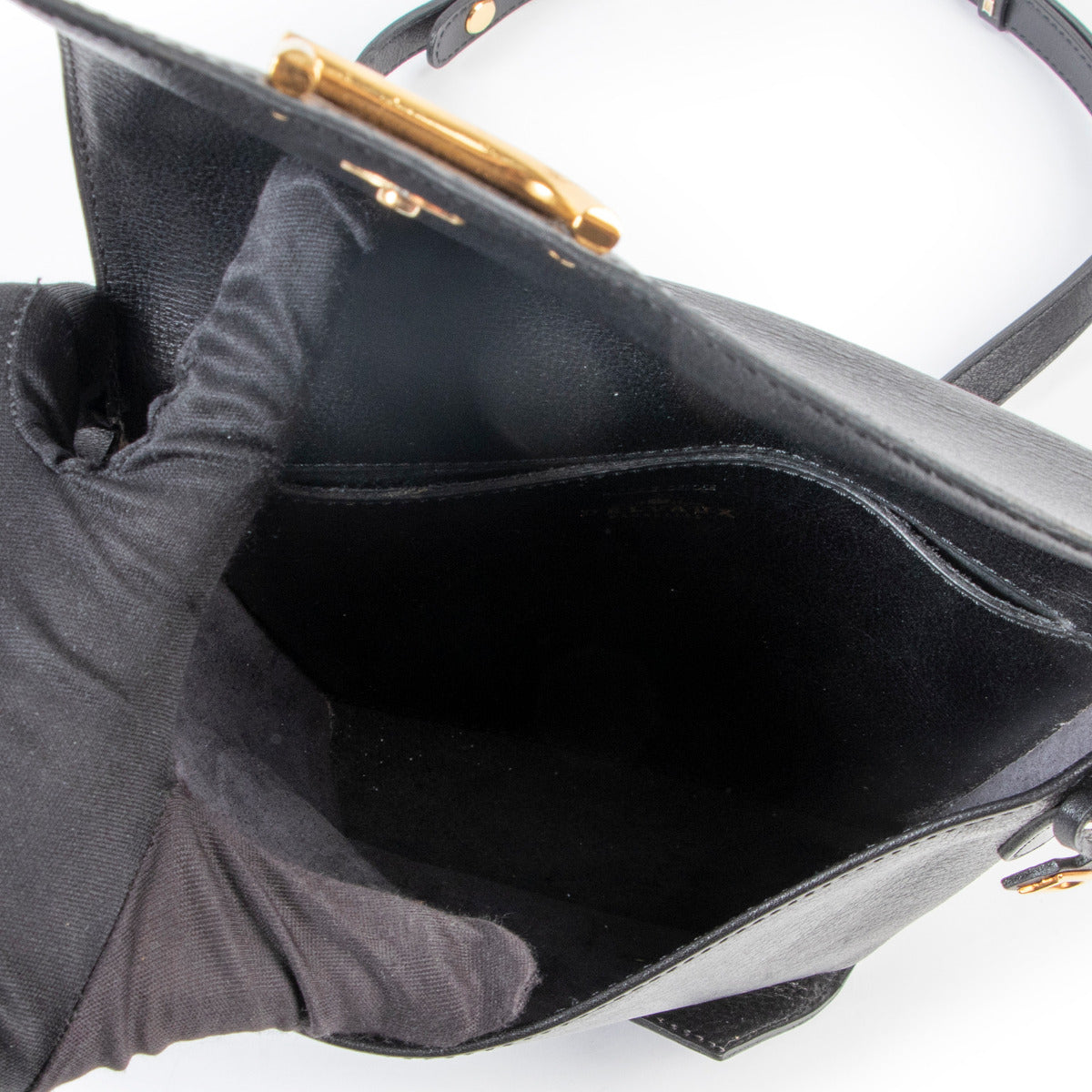 Delvaux Black Enveloppe Crossbody