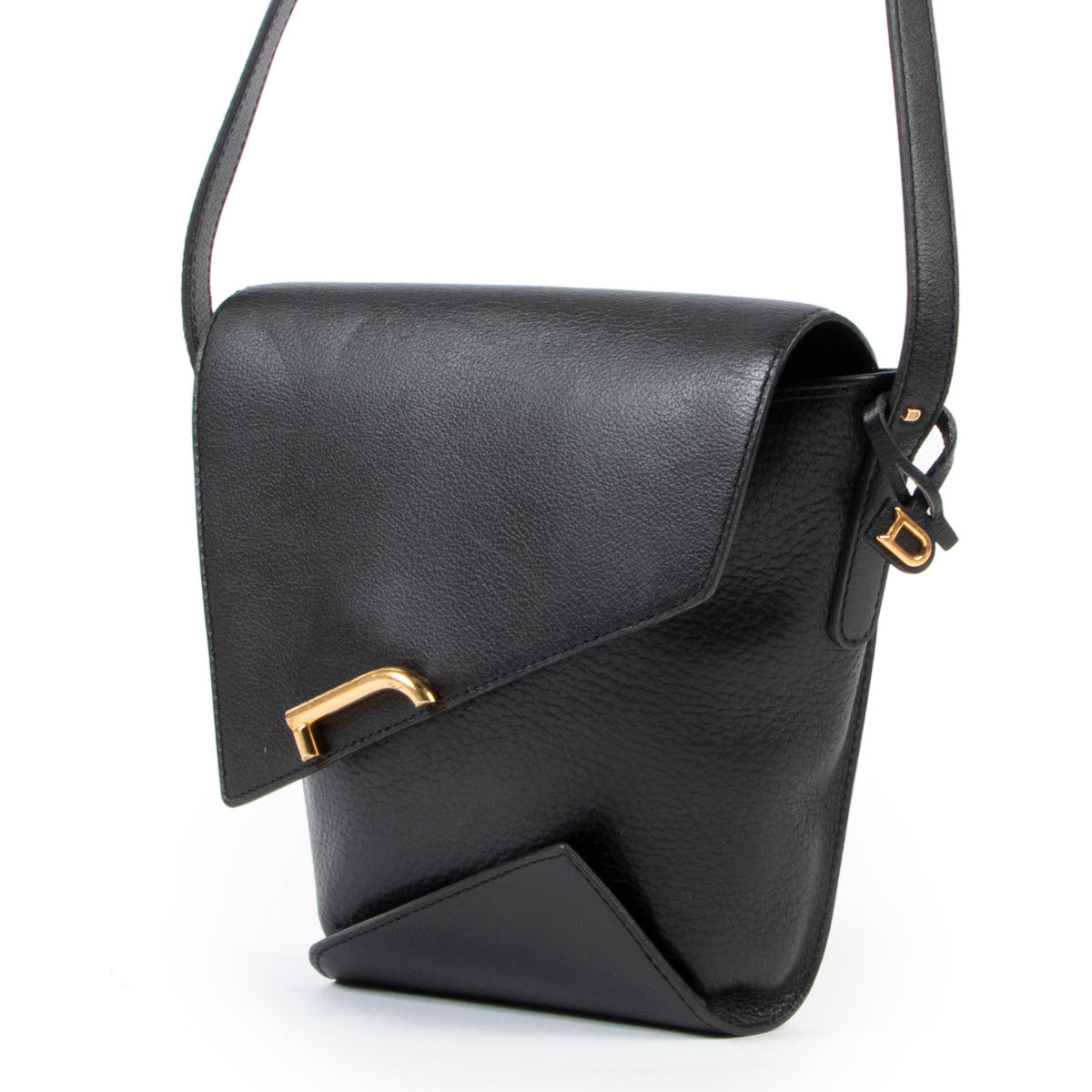 Delvaux Black Enveloppe Crossbody