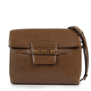 Shop safe online authentic second hand Must Delvaux Brown Shoulder bag in good preloved condition at the right price at Labellov.com.