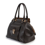 Shop safe online authentic second hand Must Delvaux Black Coquin Top handle in good preloved condition at the right price at Labellov.com.