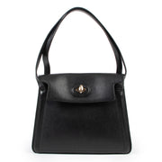 Shop safe online 100% authentic second hand Delvaux Black Shoulder Bag in very good condition at the right price at Labellov in Antwerp.