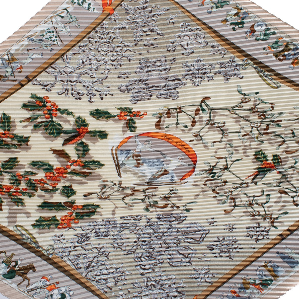 shop 100% authentic second hand Hermès Neige D'Antan Plissé Scarf on Labellov.com