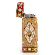 Preloved Original real gold King Of Cartier Saphire Other Lighter in very good quality and condition online for sale