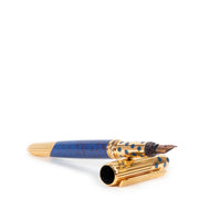 Blue Pen with gold touch Cartier in good original form