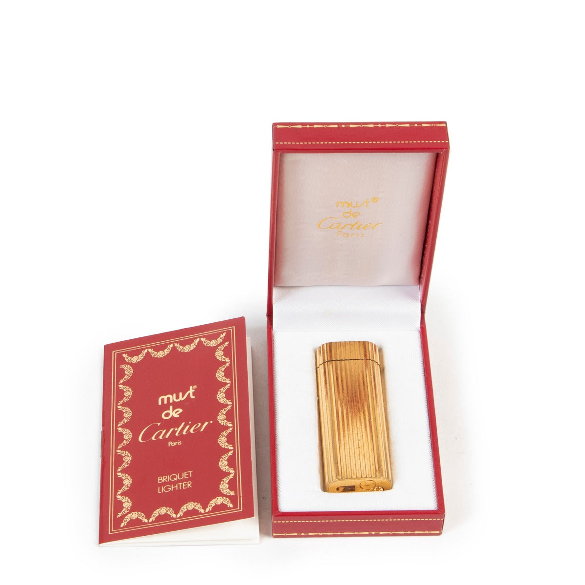 Must de Cartier Gold Stripe Lighter