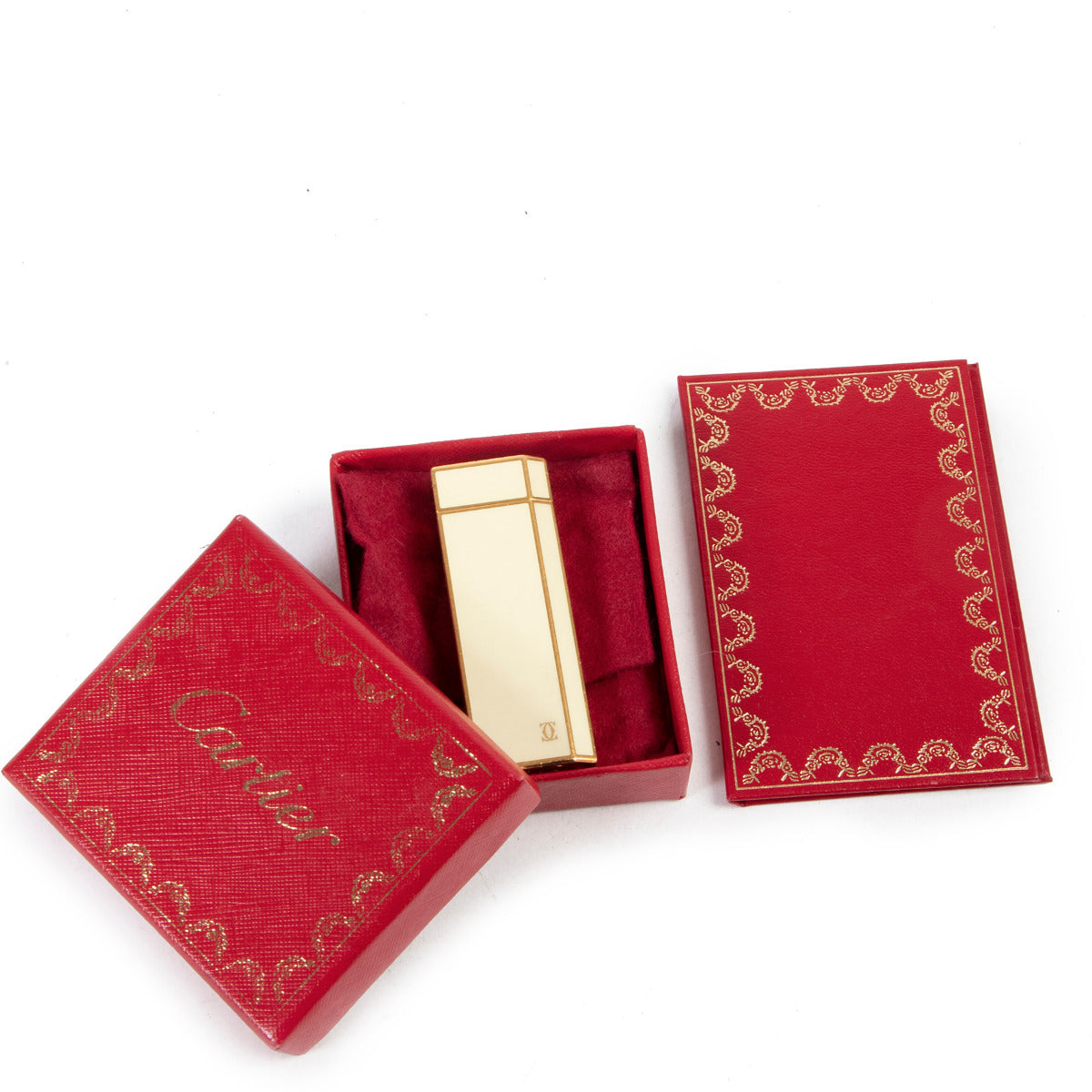 Vintage looking Cartier Cream Lighter in good condition