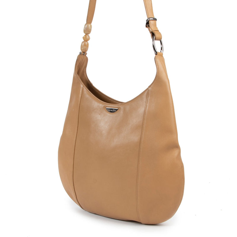 Buy online Christian Dior Camel Leather Shoulder bag on Labellov vintage store
