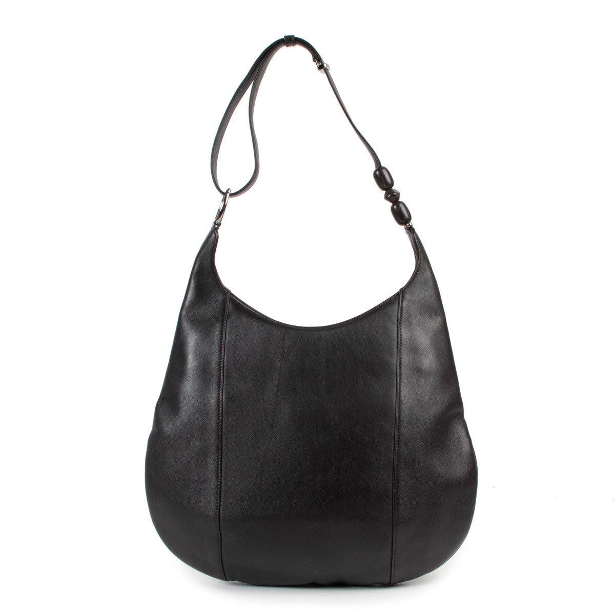 Original Christian Dior Black Leather Shoulder bag on 2nd hand site in good condition and quality