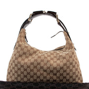 Buy these Gucci Monogram Fabric Horsebit Shoulder Bag for a reasonable price at Labellov online or in store. Koop deze Gucci Monogram Fabric Horsebit Shoulder Bag voor een redelijke prijs bij Labellov online of in de winkel.