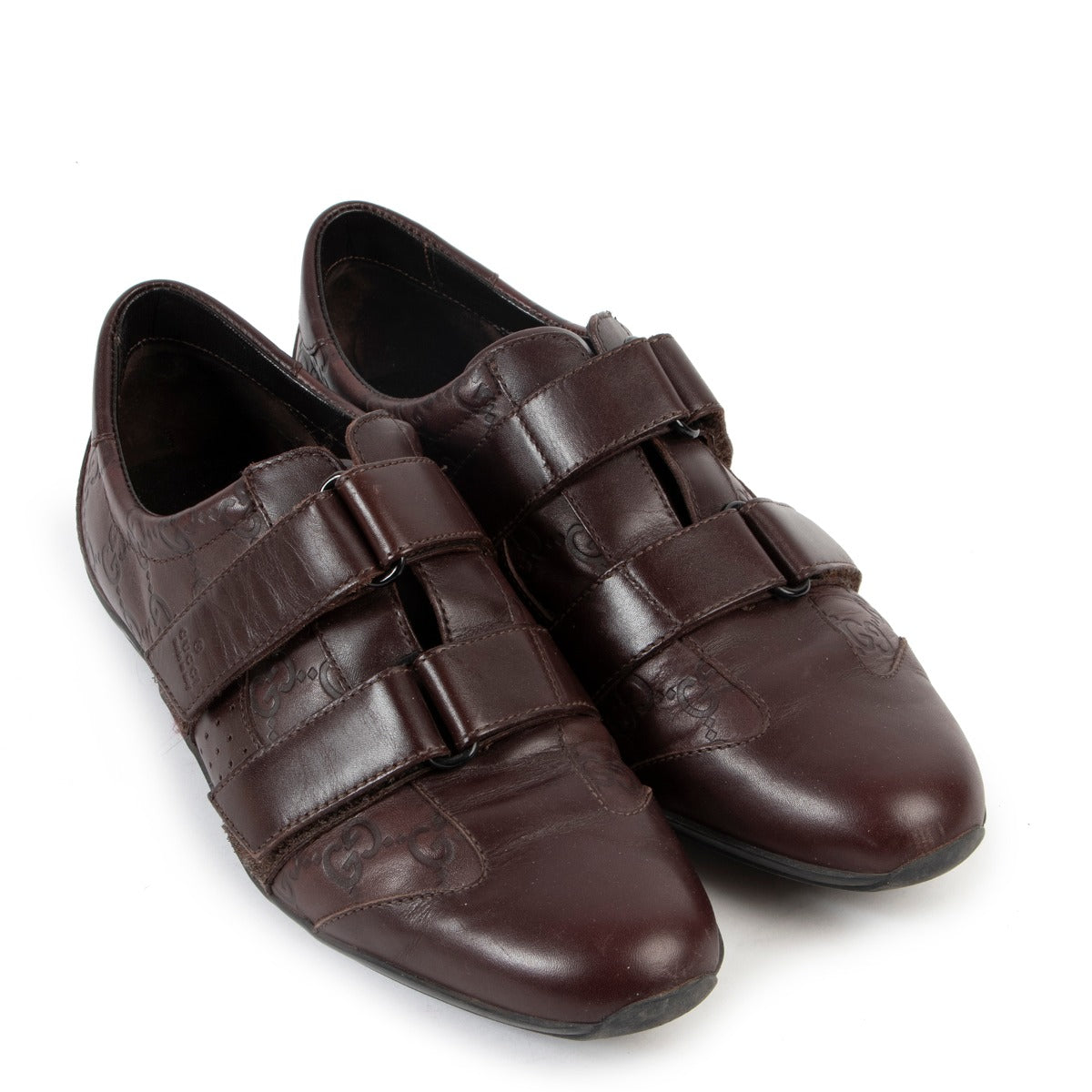 Buy these Gucci Brown Sneakers - size 38 for a reasonable price at Labellov online or in store. Koop deze Gucci Brown Sneakers - size 38 voor een redelijke prijs bij Labellov online of in de winkel.