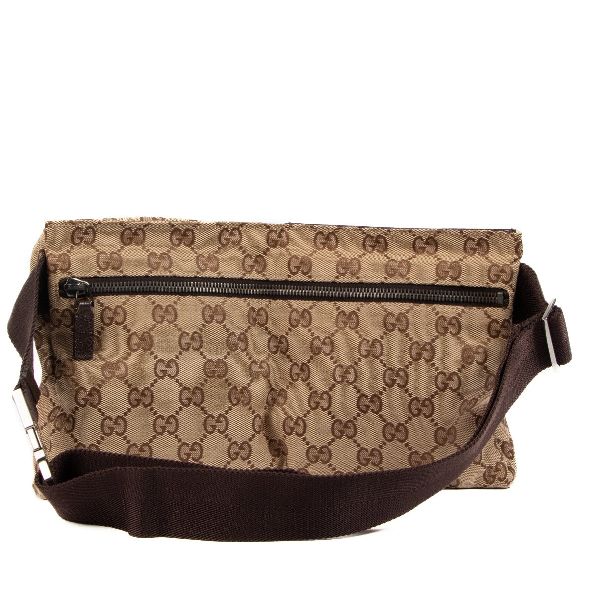 Shop 100% authentic second-hand Gucci Monogram Belt Crossbody on Labellov.com