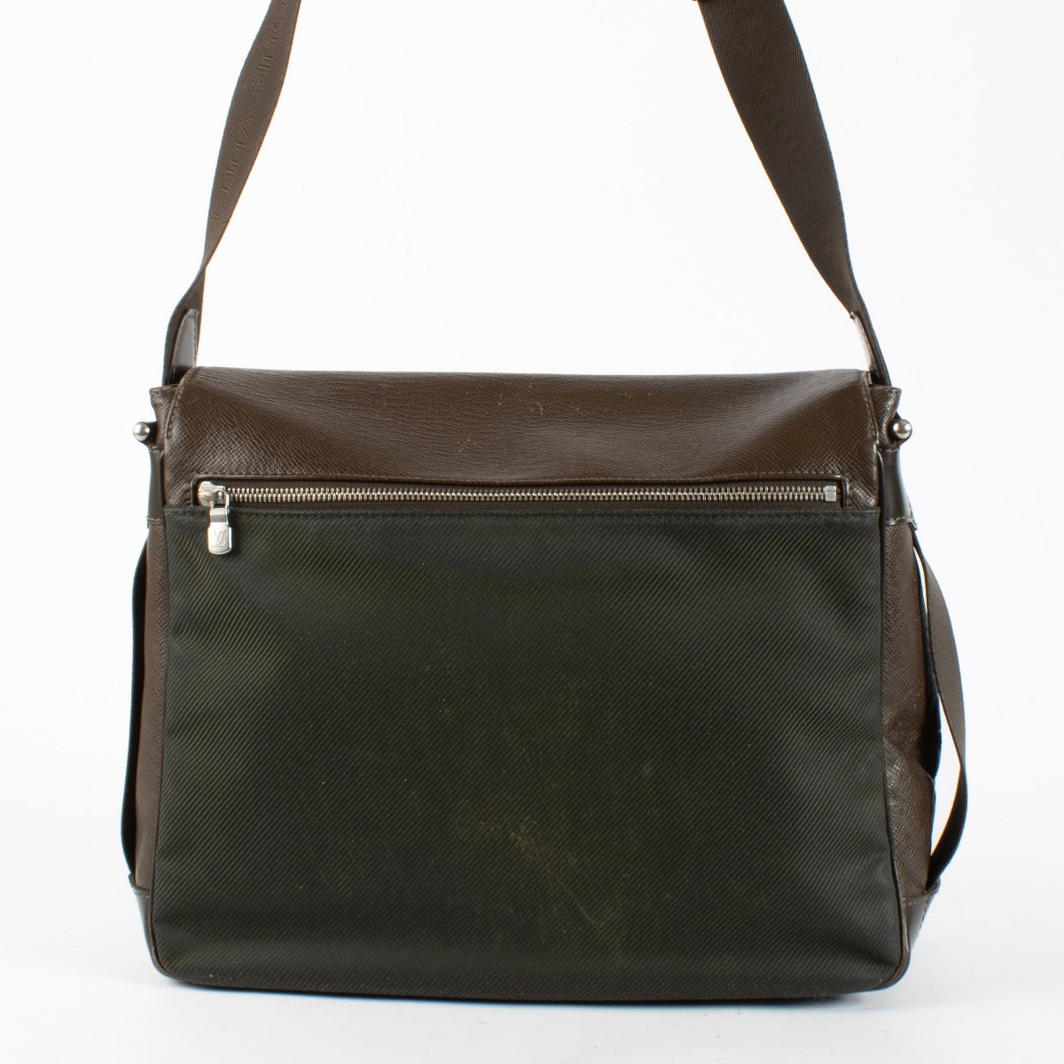 Sac bandoulière Louis Vuitton Taiga Viktor Marron